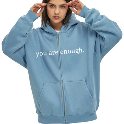 Emotional Zipper Hoodie
