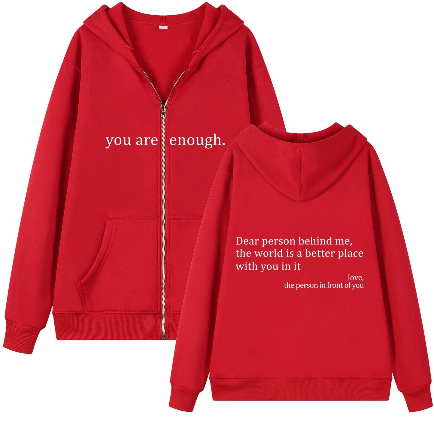 Emotional Zipper Hoodie